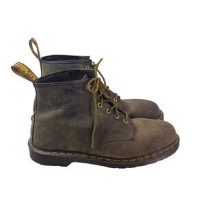 Dr. Martens Brown Leather Lace-Up Boots